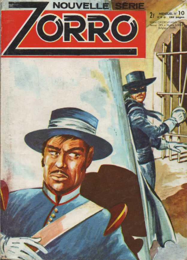 Scan de la Couverture Zorro SFPI Poche n 10